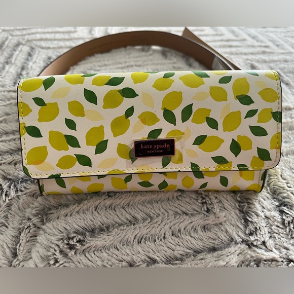 🍋 Kate Spade New York Lemon Print Belt Bag S/M - Picture 3 of 16